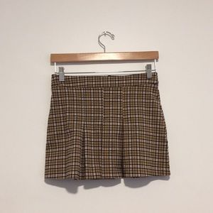 VINTAGE PLAID MINI SKIRT